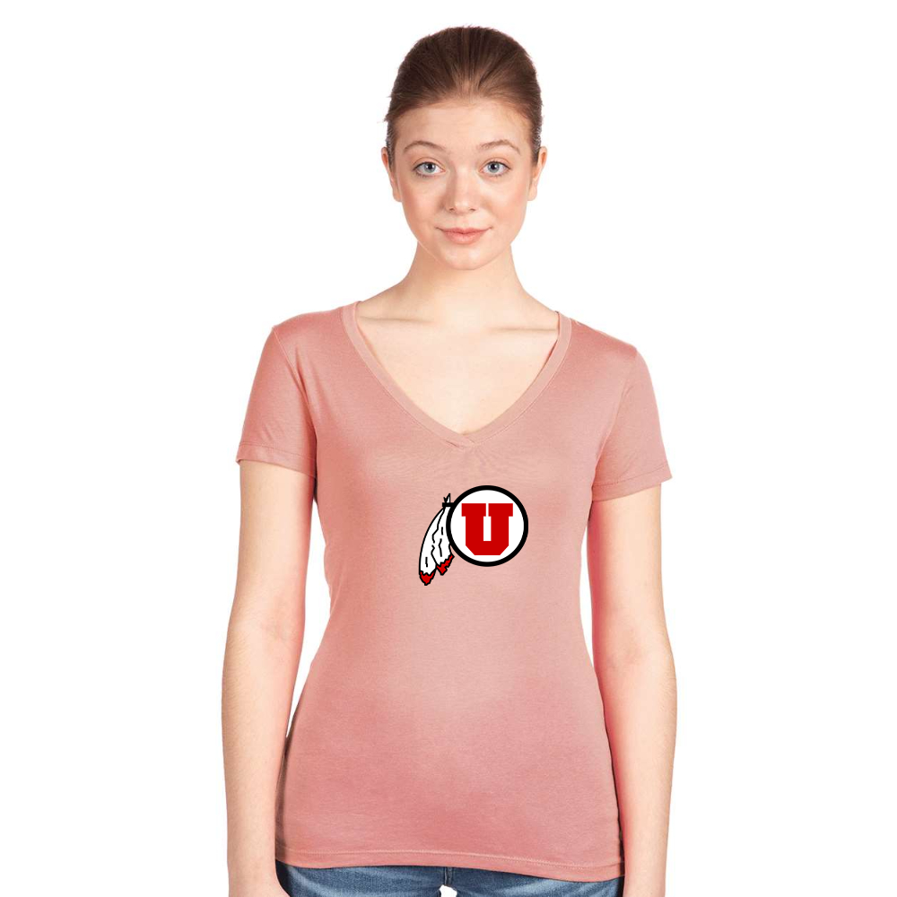 Women's Utah Utes Next Level V-Neck T-Shirt