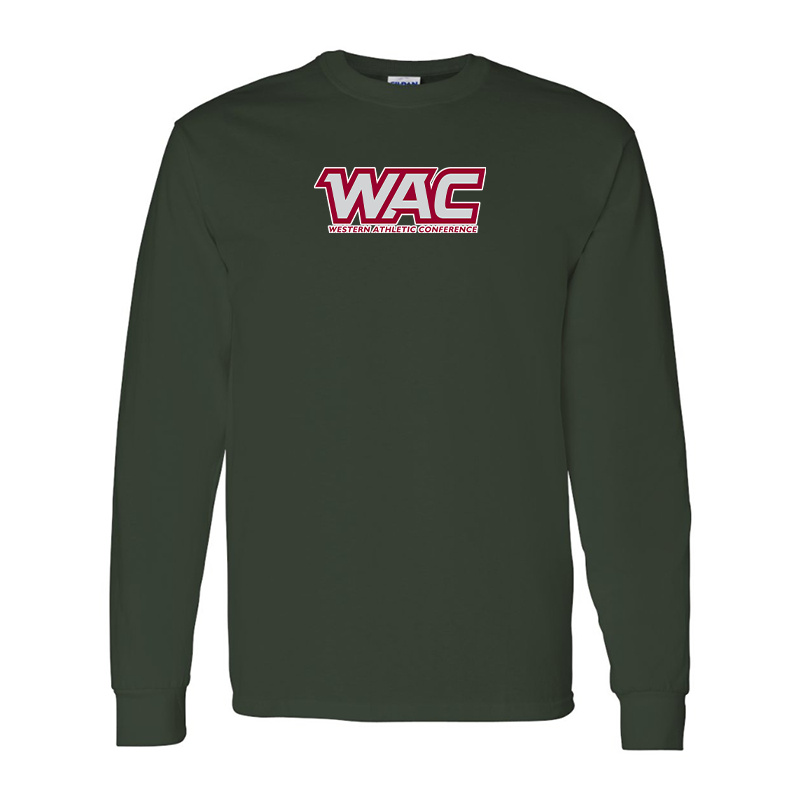 Men's Western Athletic Conference Gildan Heavy Cotton Long Sleeve T-Shirt