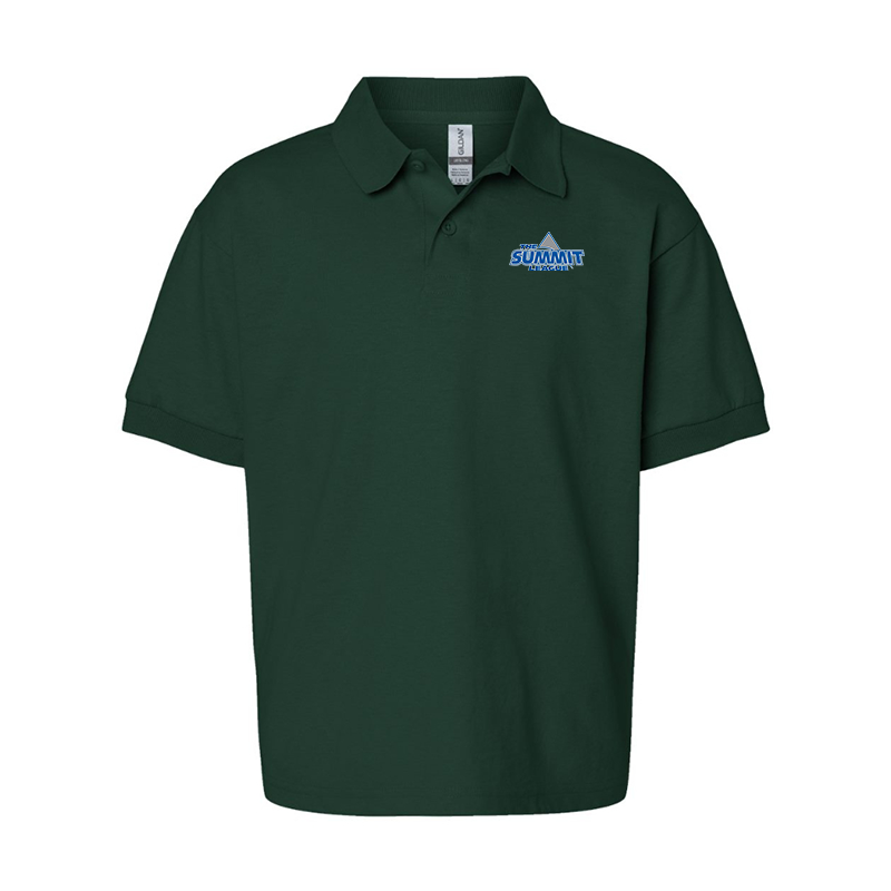 Youth The Summit League Gildan Dry Blend Jersey Polo