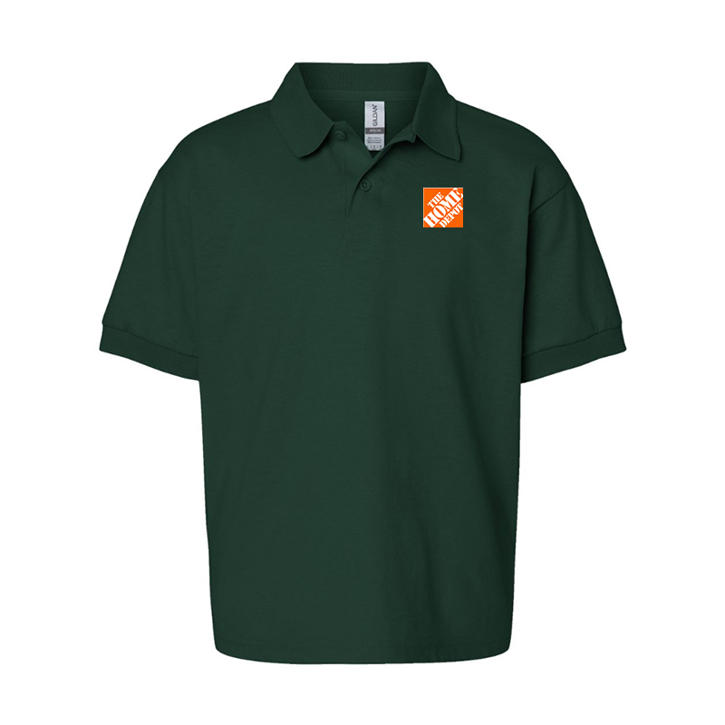Youth The Home Depot Gildan Dry Blend Jersey Polo