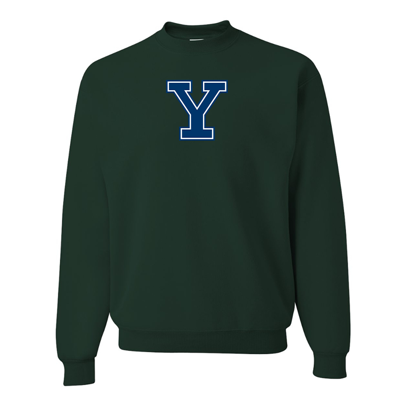 Men's Yale Bulldogs JERZEES NuBlend Crewneck Sweatshirt