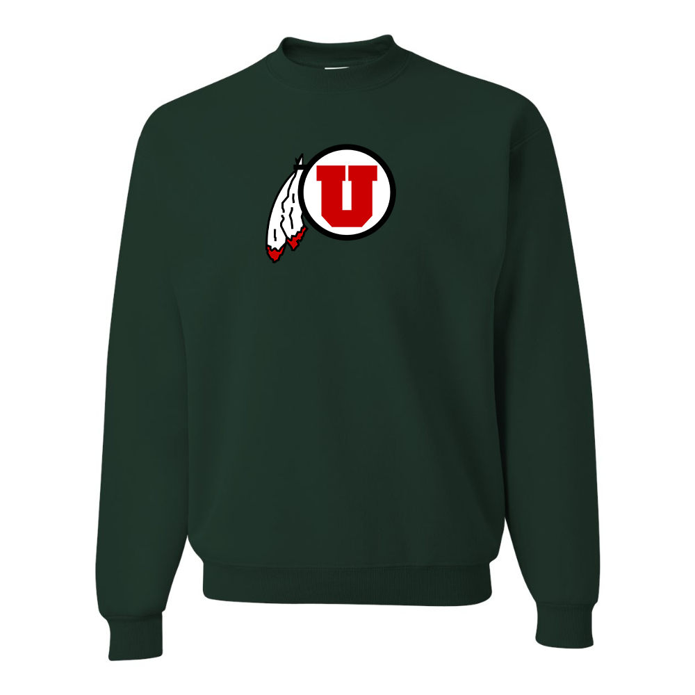 Men's Utah Utes JERZEES NuBlend Crewneck Sweatshirt
