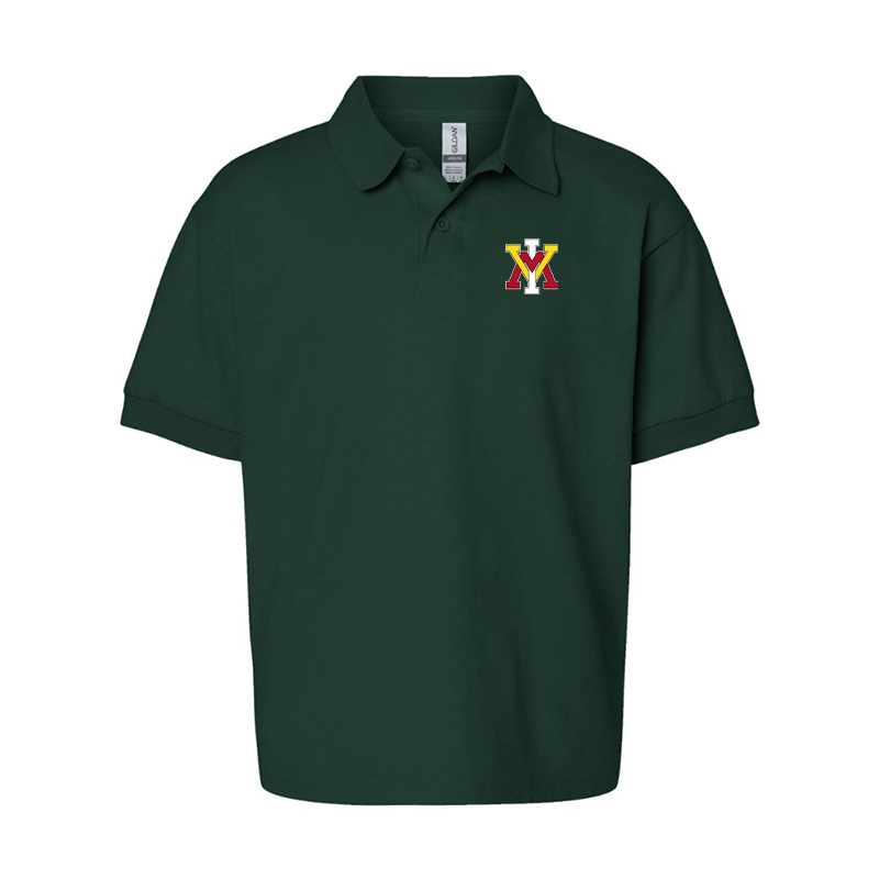 Youth VMI Keydets Gildan Dry Blend Jersey Polo
