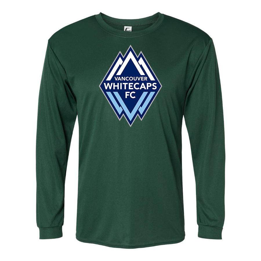 Men's Vancouver Whitecaps FC Polyester Long Sleeve T-Shirt