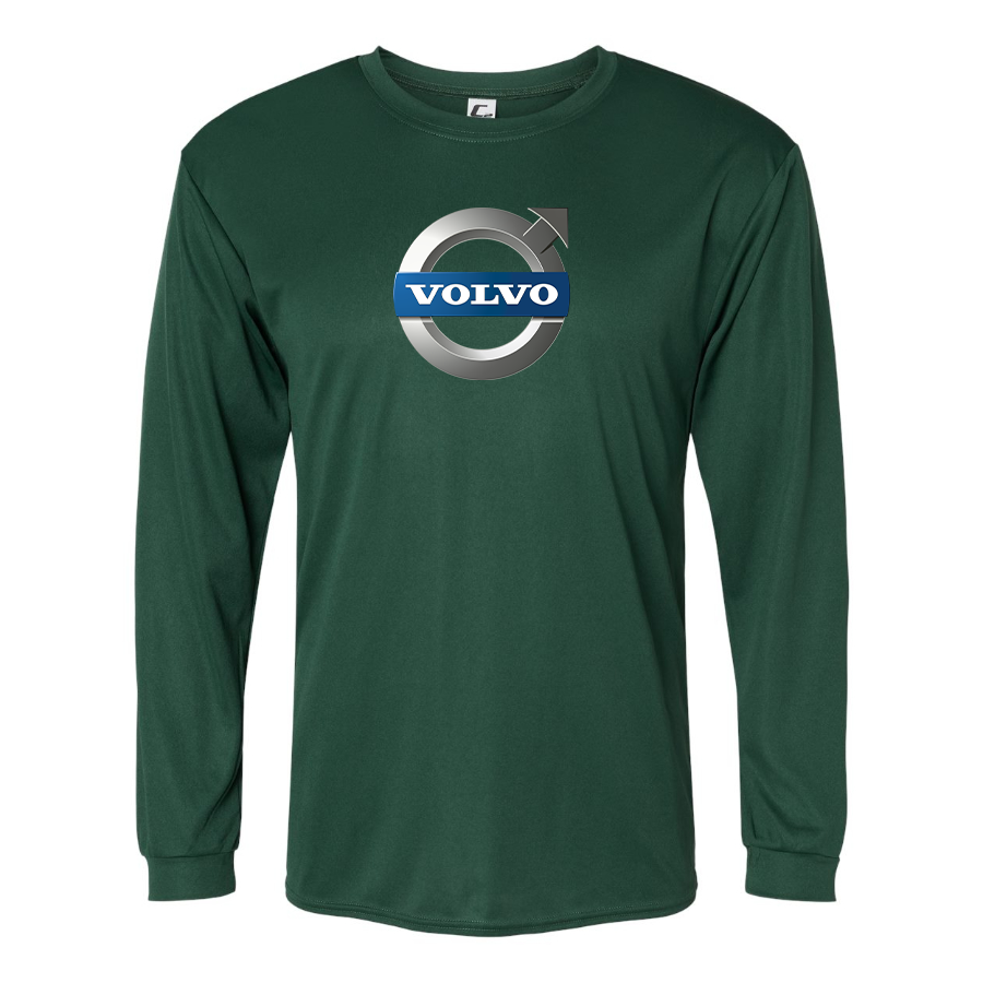 Men's Volvo car Polyester Long Sleeve T-Shirt