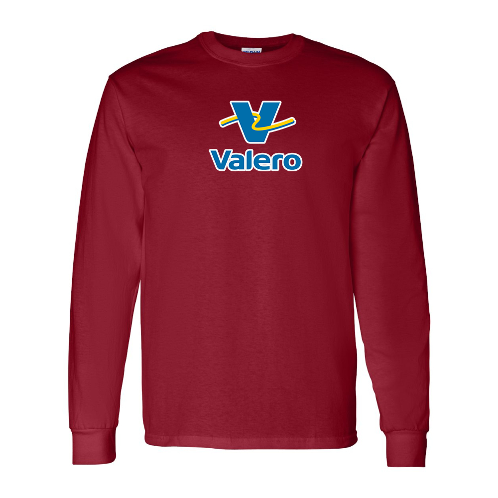 Men's Valero Gas Station Gildan Heavy Cotton Long Sleeve T-Shirt