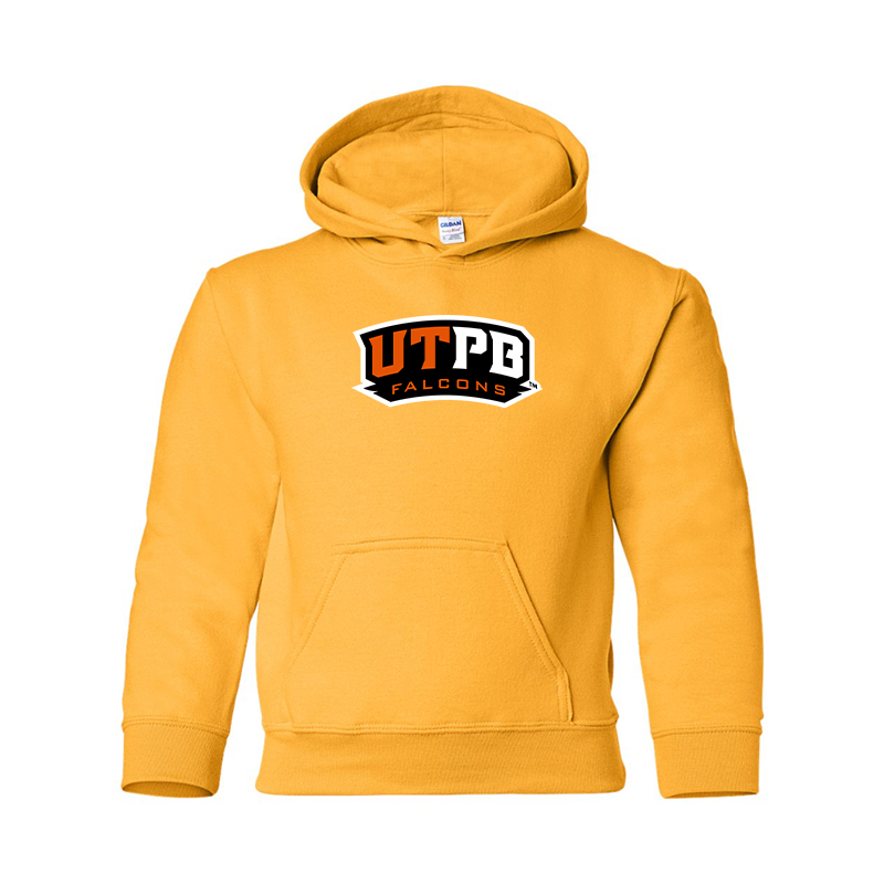 Youth UTPB Falcons Gildan Heavy Blend  Hooded Sweatshirt
