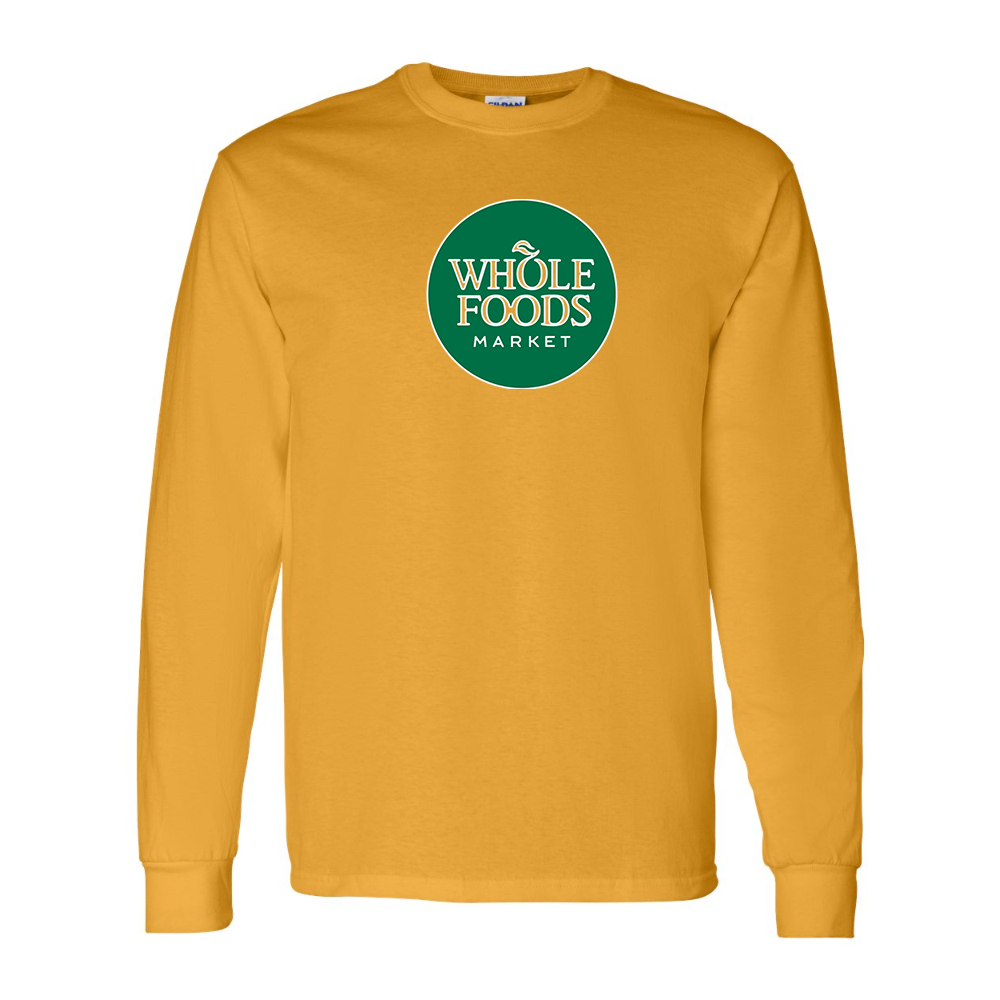 Men's Whole Foods Market Gildan Heavy Cotton Long Sleeve T-Shirt