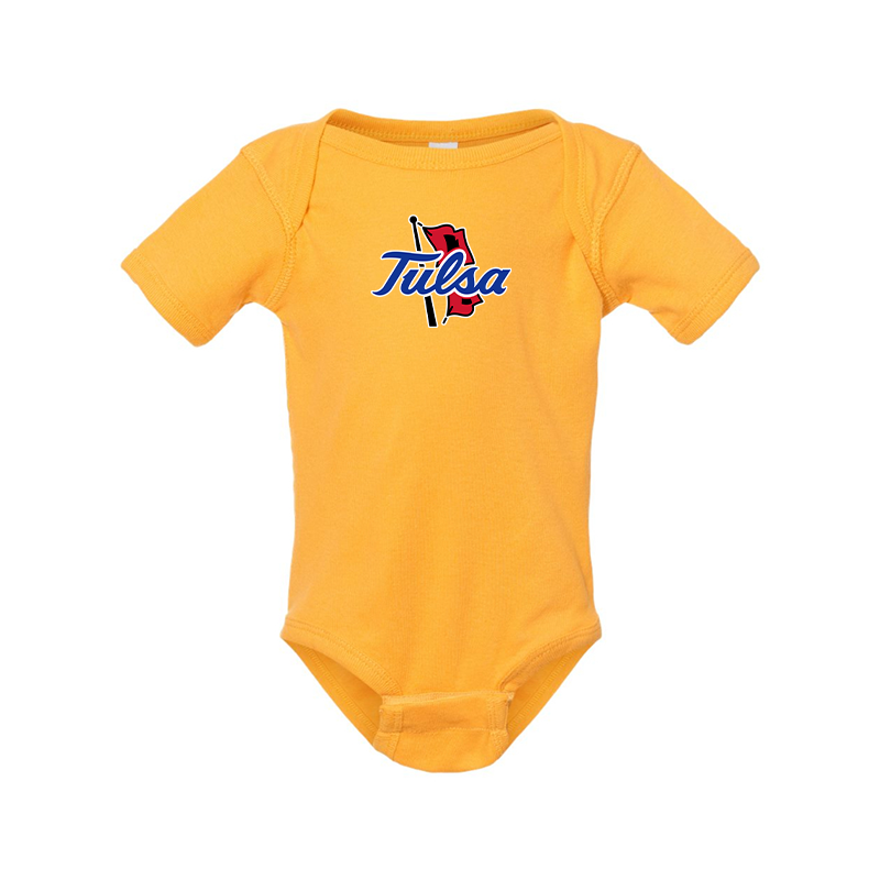 Tulsa Golden Hurricane  Rabbit Skins Infant Baby Rib Bodysuit