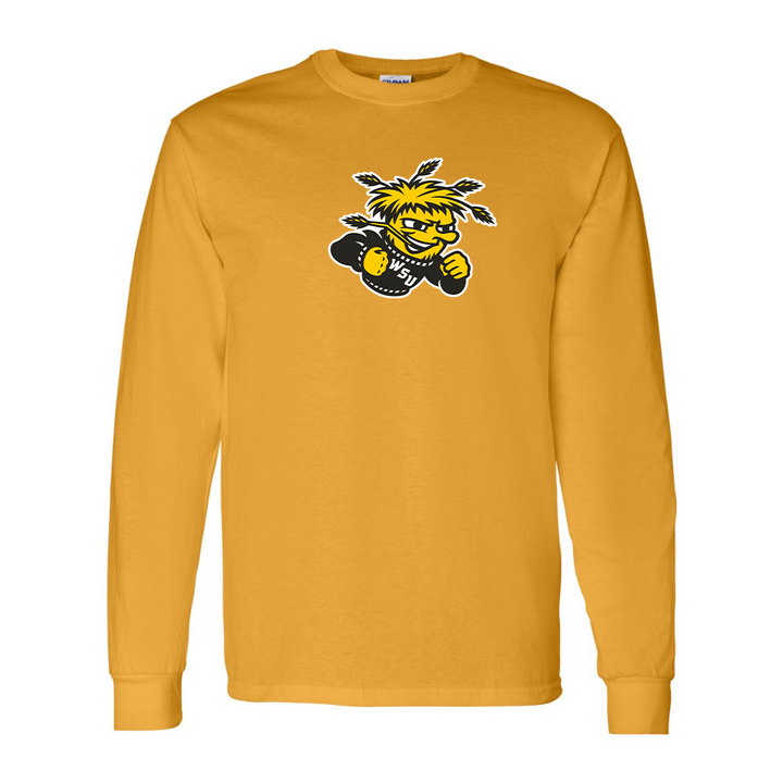 Men's Wichita State Shockers  Gildan Heavy Cotton Long Sleeve T-Shirt