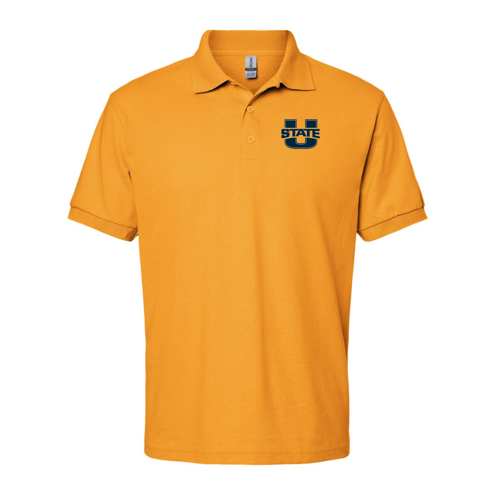 Men's Utah State Aggies Gildan Dry Blend Jersey Polo