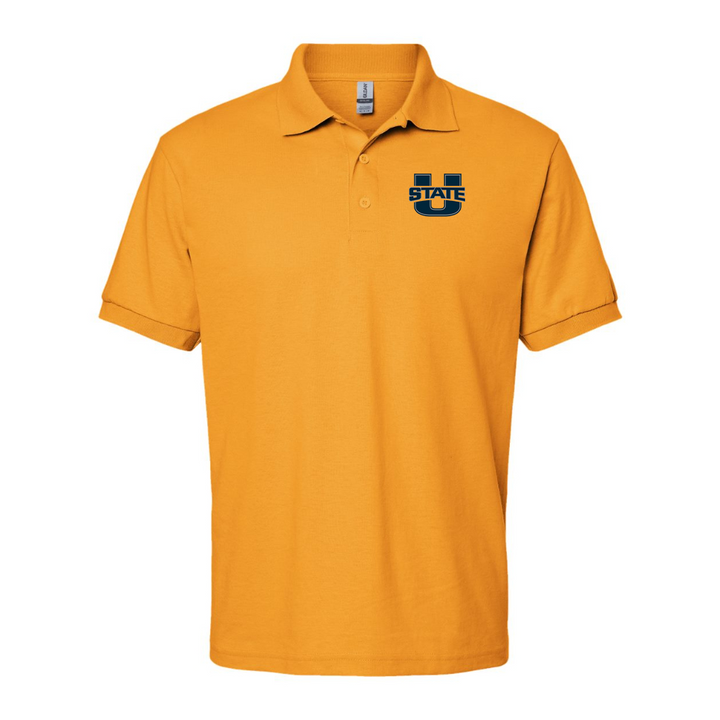 Men's Utah State Aggies Gildan Dry Blend Jersey Polo
