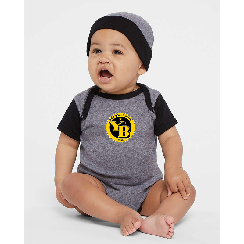 Young Boys Soccer   Rabbit Skins Infant Baby Rib Bodysuit