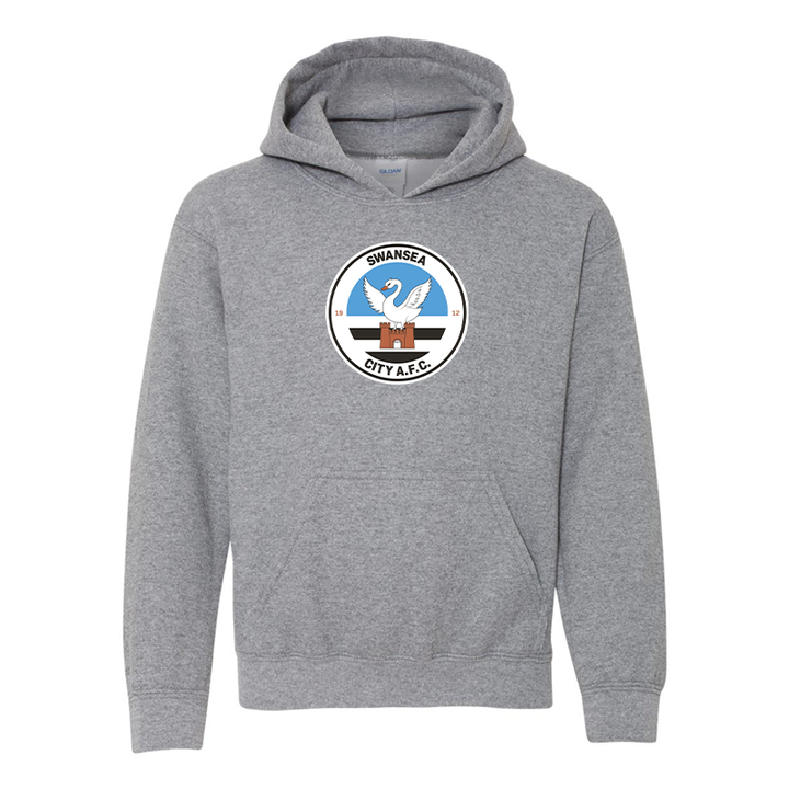 Youth Swansea City Soccer Gildan Heavy Blend  Hooded Sweatshirt