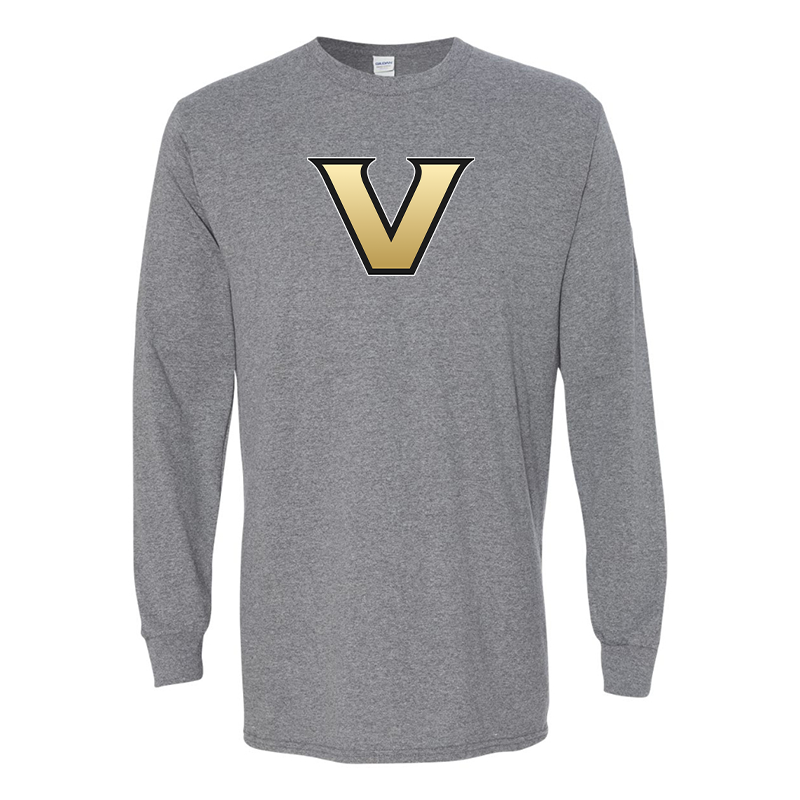 Men's Vanderbilt Commodores Gildan Heavy Cotton Long Sleeve T-Shirt