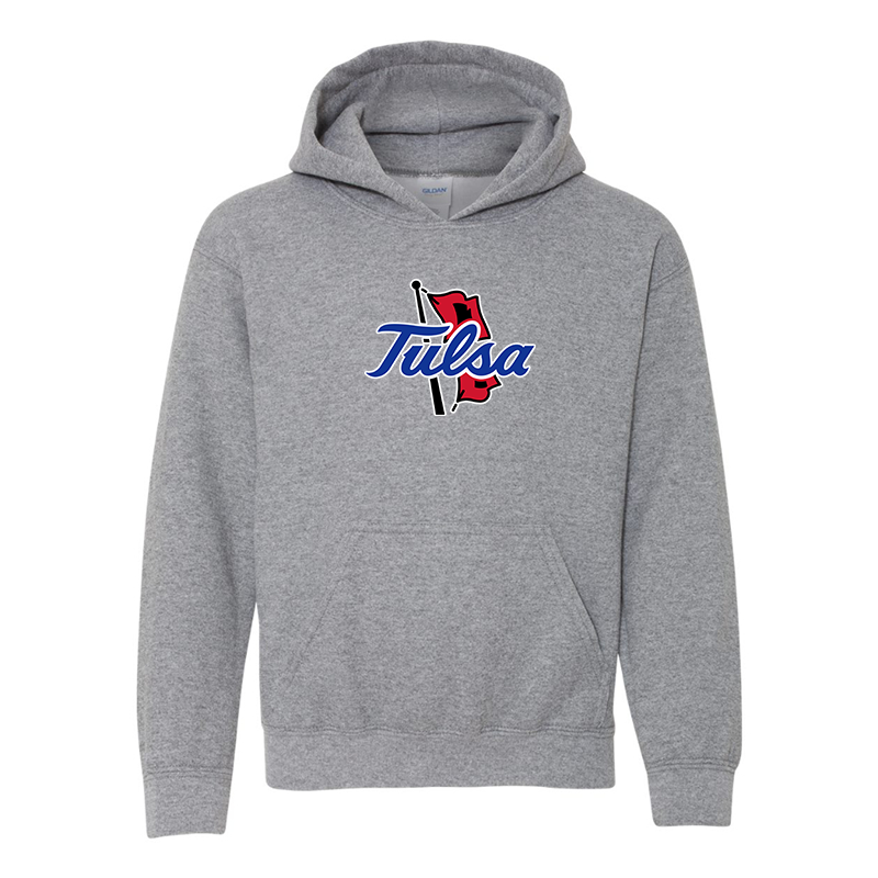 Youth Tulsa Golden Hurricane Gildan Heavy Blend  Hooded Sweatshirt