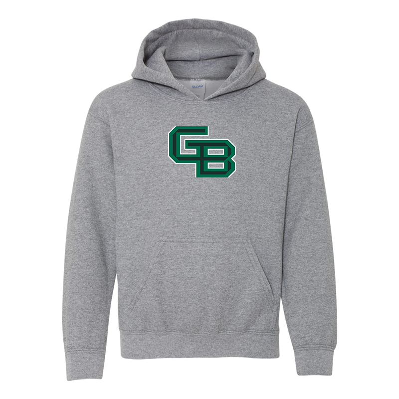 Youth Wisconsin Green Bay Phoenix Gildan Heavy Blend  Hooded Sweatshirt