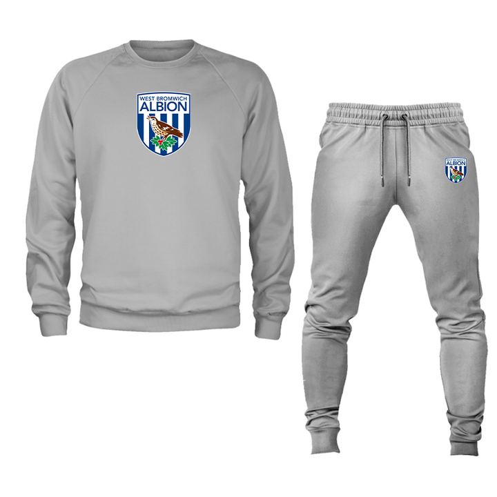 Men's West Bromwich Albion Soccer Crewneck Sweatshirt Joggers Suit