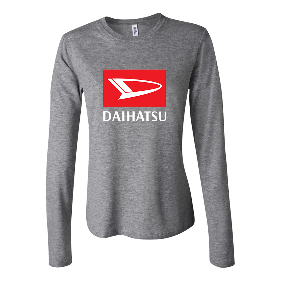 Women's Daihatsu Car Truck Long Sleeve T-Shirt