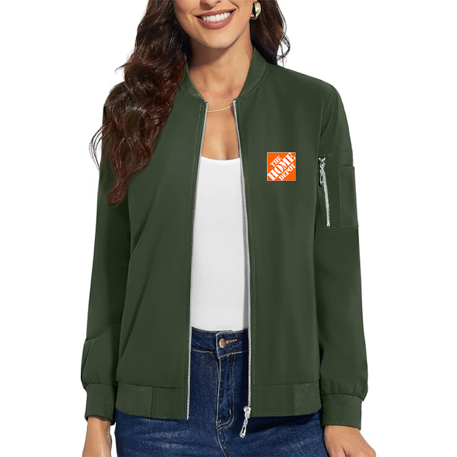 Women's The Home Depot Premium Bomber Jacket Outerwear