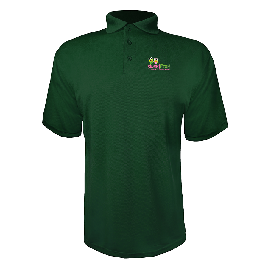 Men's Sweet Frog Frozen Polyester Polo