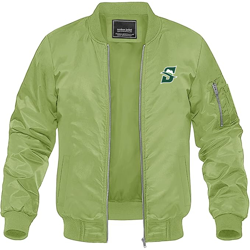 Men's  Stetson Hatters Lightweight Bomber Jacket Windbreaker Softshell Varsity Jacket Coat