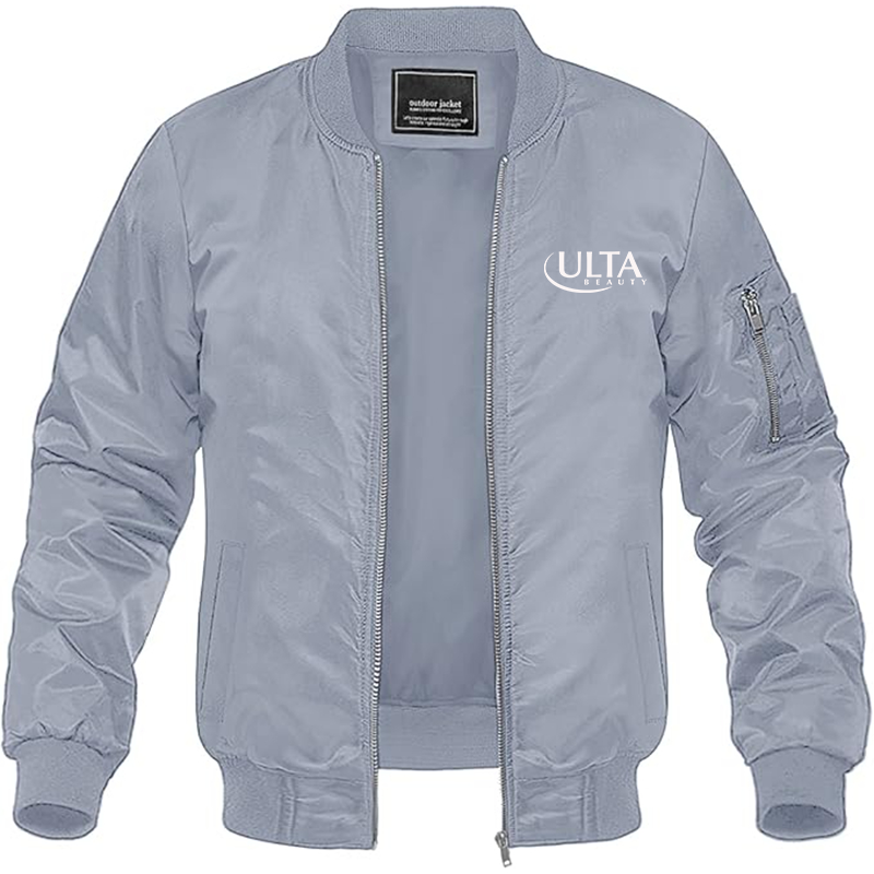 Men's Ulta Beauty  Lightweight Bomber Jacket Windbreaker Softshell Varsity Jacket Coat