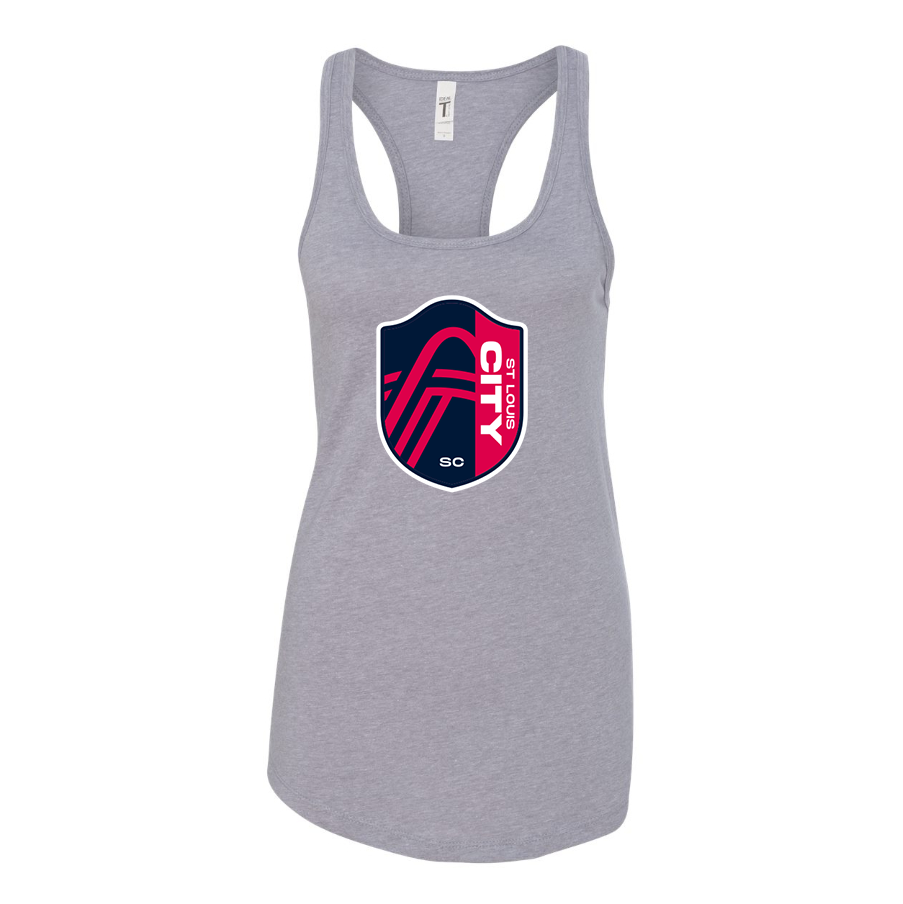 Women' St. Louis City Soccer Racerback Tank Top