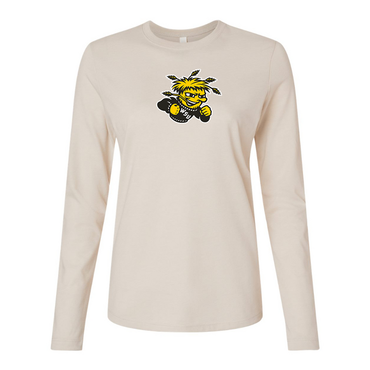 BELLA CANVAS Women’s Wichita State Shockers Jersey Long Sleeve Tee