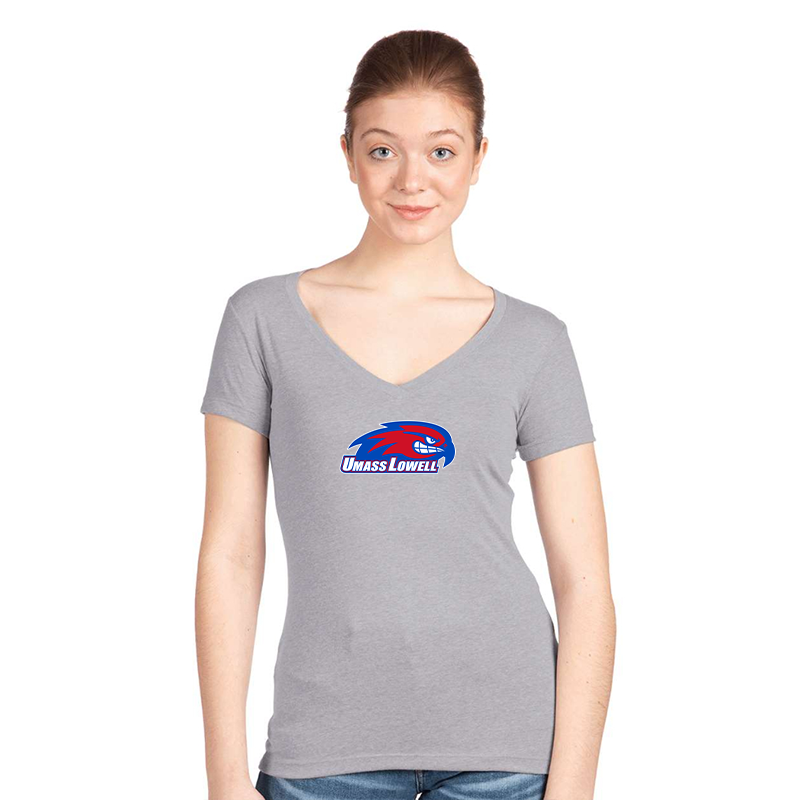 Women's UMass Lowell River Hawks Next Level V-Neck T-Shirt