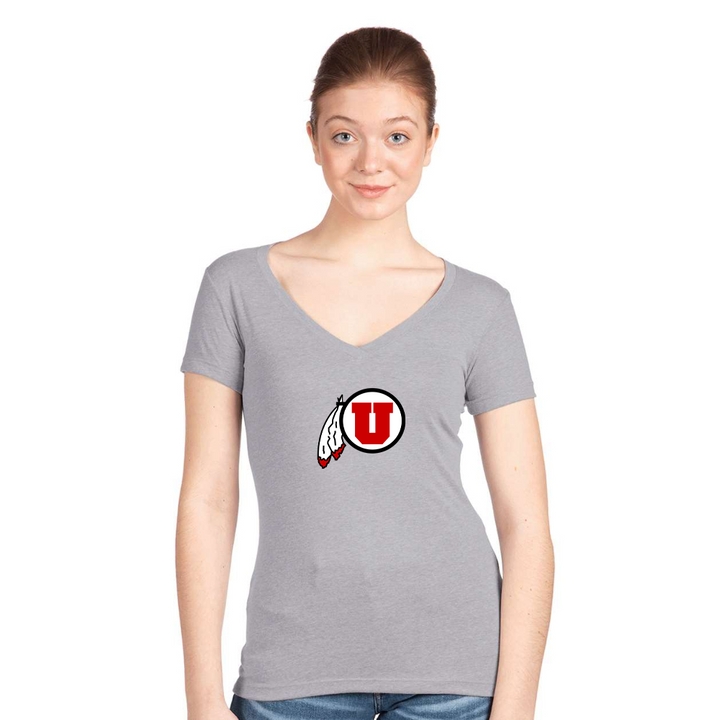 Women's Utah Utes Next Level V-Neck T-Shirt