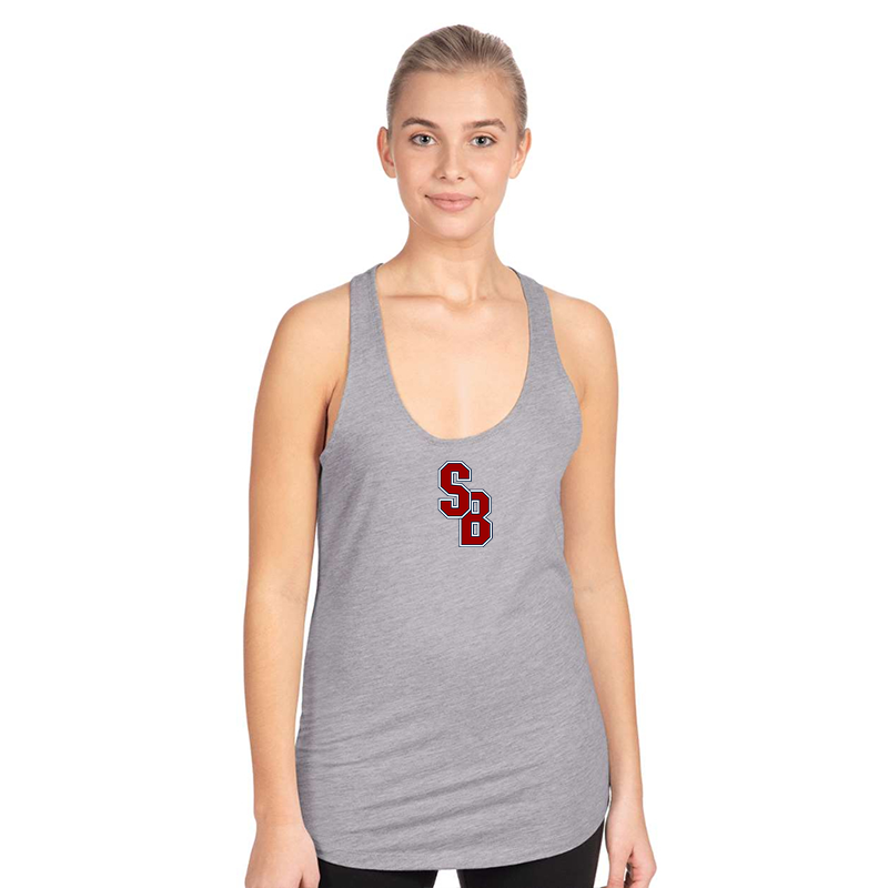 Women's Stony Brook Seawolves  Next Level Ideal Racerback Tank