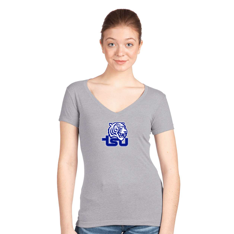 Women's Tennessee State Tigers  Next Level V-Neck T-Shirt