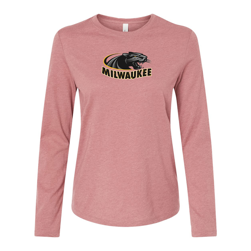 BELLA CANVAS Women’s Wisconsin Milwaukee Panthers Jersey Long Sleeve Tee