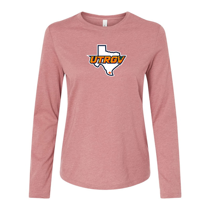 BELLA CANVAS Women’s UTRGV Vaqueros Jersey Long Sleeve Tee