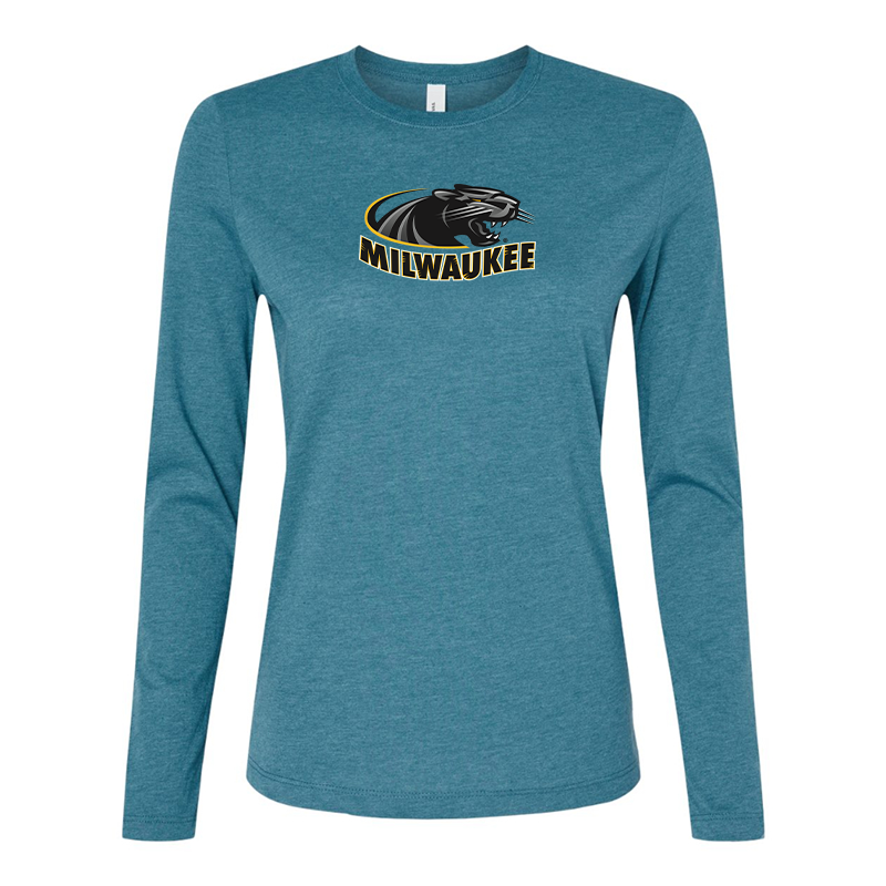 BELLA CANVAS Women’s Wisconsin Milwaukee Panthers Jersey Long Sleeve Tee