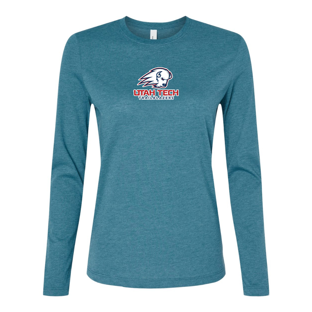 BELLA CANVAS Women’s Utah Tech Trailblazers Jersey Long Sleeve Tee