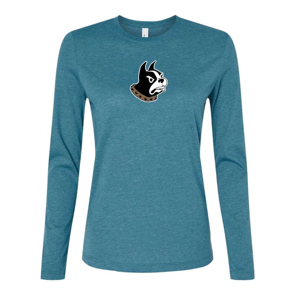 BELLA CANVAS Women’s Wofford Terriers  Jersey Long Sleeve Tee