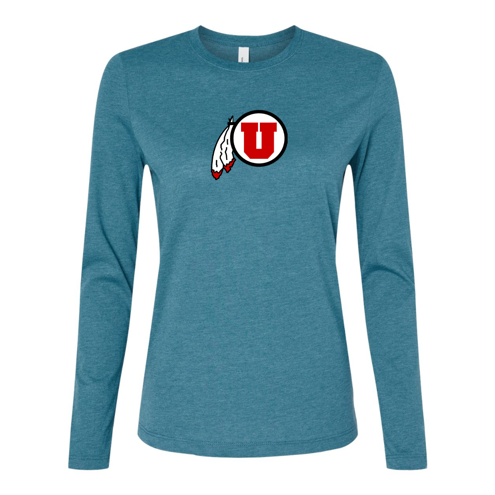 BELLA CANVAS Women’s Utah Utes Jersey Long Sleeve Tee