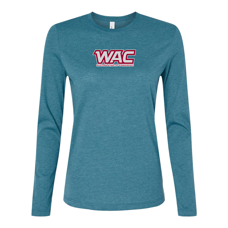 BELLA CANVAS Women’s Western Athletic Conference Jersey Long Sleeve Tee