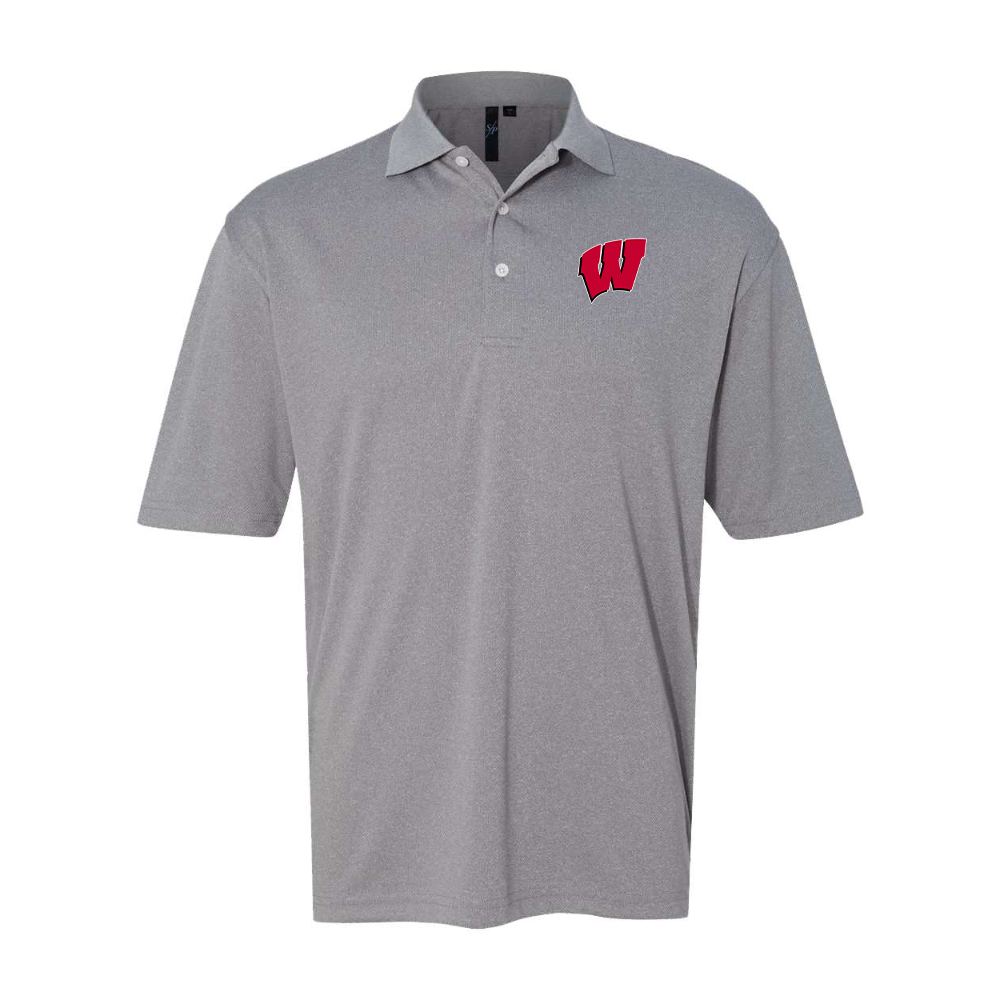 Men's Wisconsin Badgers Sierra Pacific Moisture Free Mesh Polo