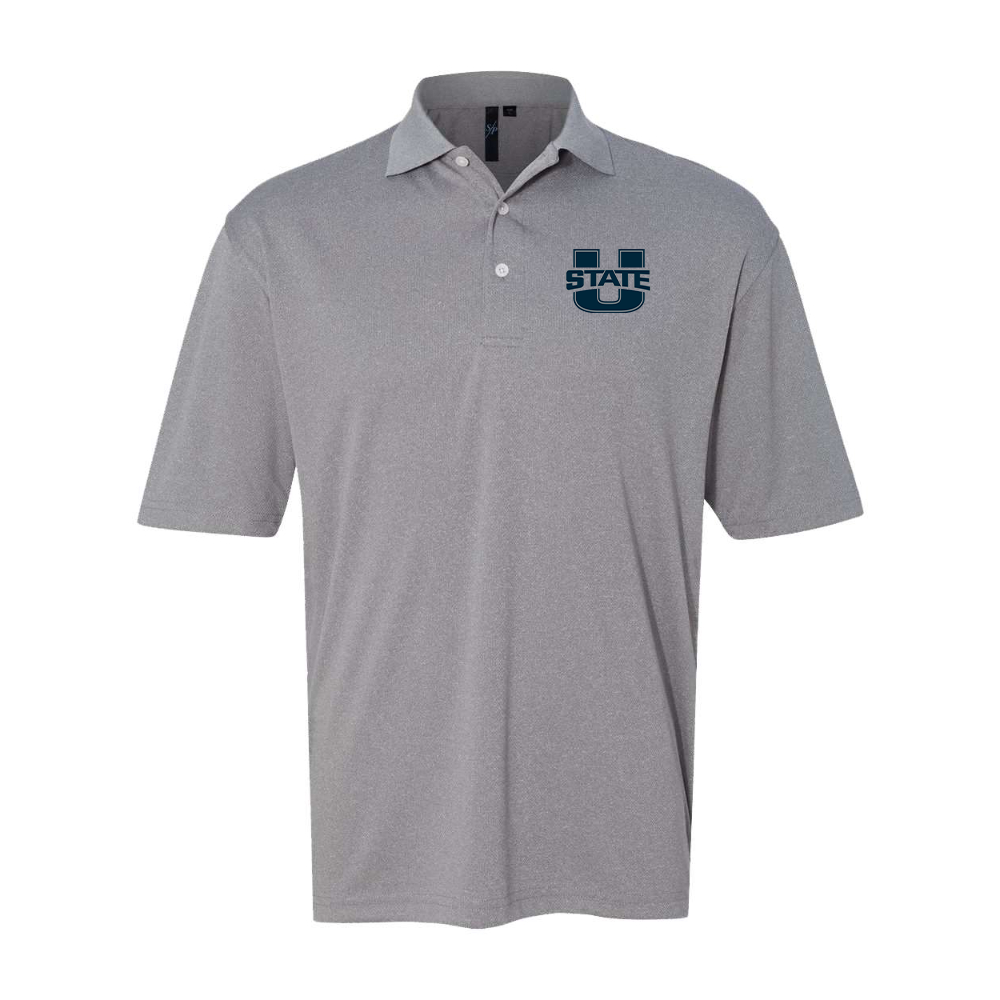 Men's Utah State Aggies  Sierra Pacific Moisture Free Mesh Polo