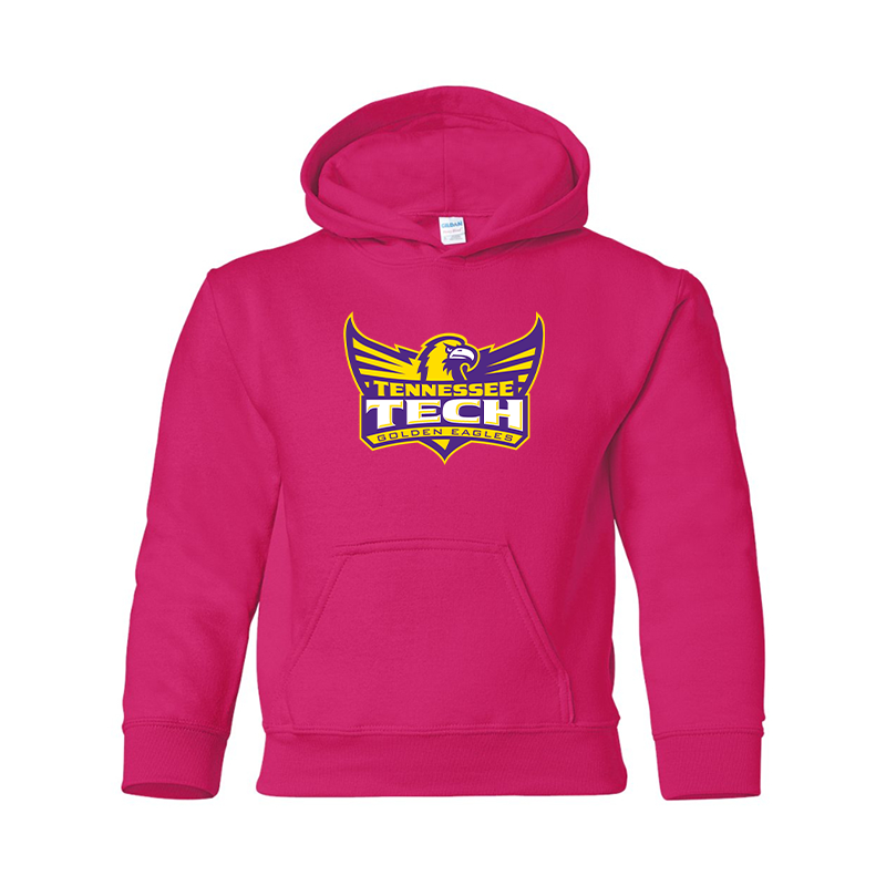 Youth Tennessee Tech Golden Eagles Gildan Heavy Blend  Hooded Sweatshirt