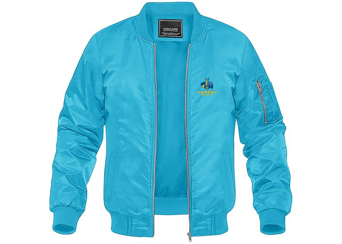 Men's UMKC Kangaroos Lightweight Bomber Windbreaker Jacket