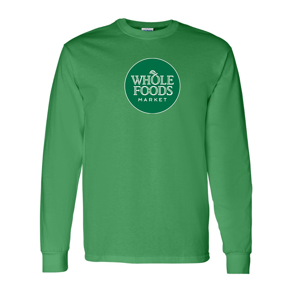 Men's Whole Foods Market Gildan Heavy Cotton Long Sleeve T-Shirt