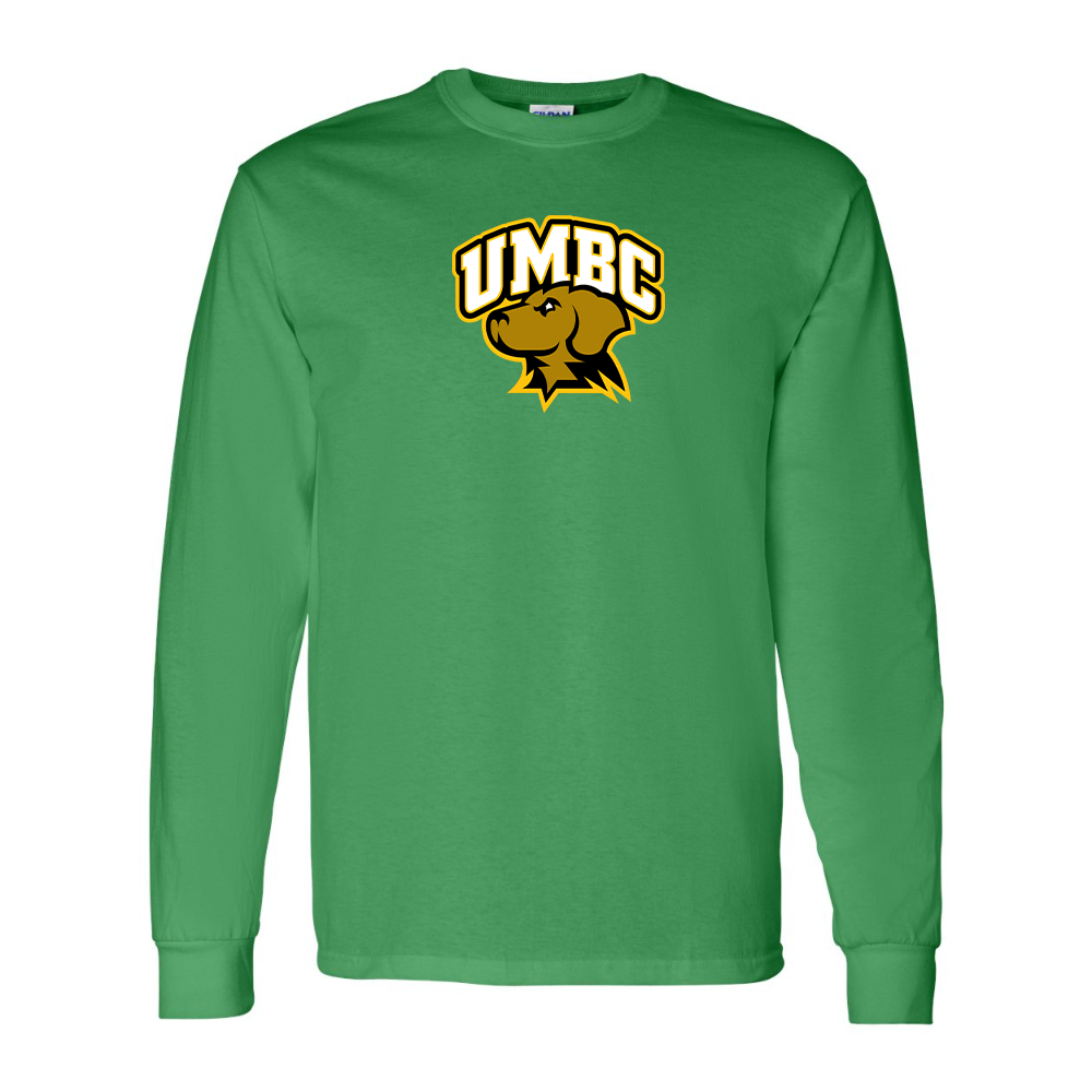 Men's  UMBC Retrievers Gildan Heavy Cotton Long Sleeve T-Shirt