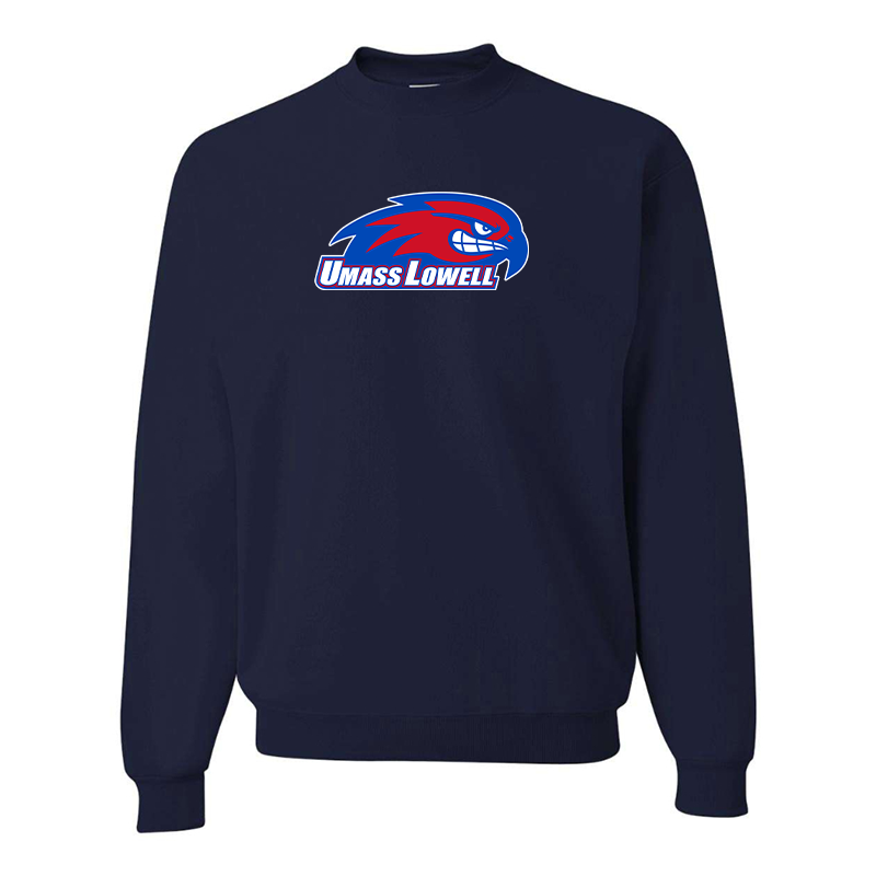 Men's UMass Lowell River Hawks  JERZEES NuBlend Crewneck Sweatshirt