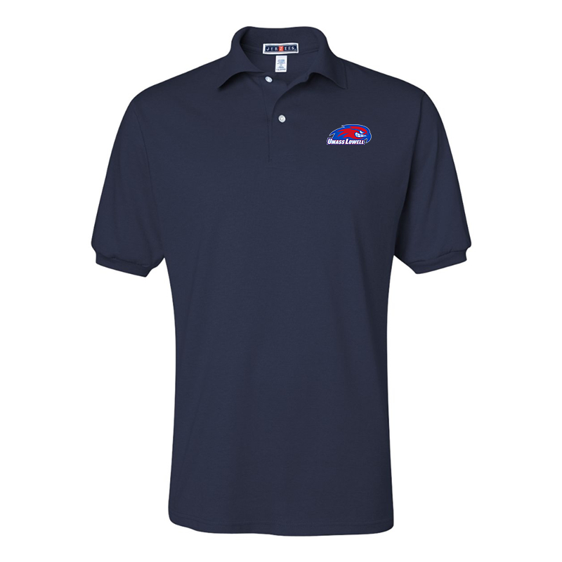 Men's UMass Lowell River Hawks JERZEES  SpotShield polo