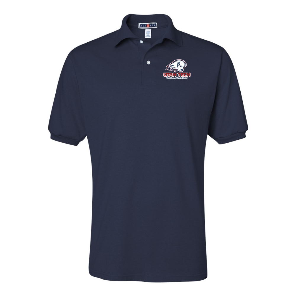 Men's Utah Tech Trailblazers JERZEES  SpotShield polo