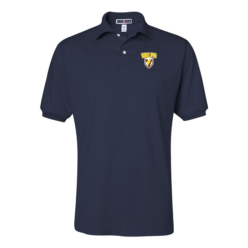 Men's Valparaiso Crusaders JERZEES  SpotShield polo